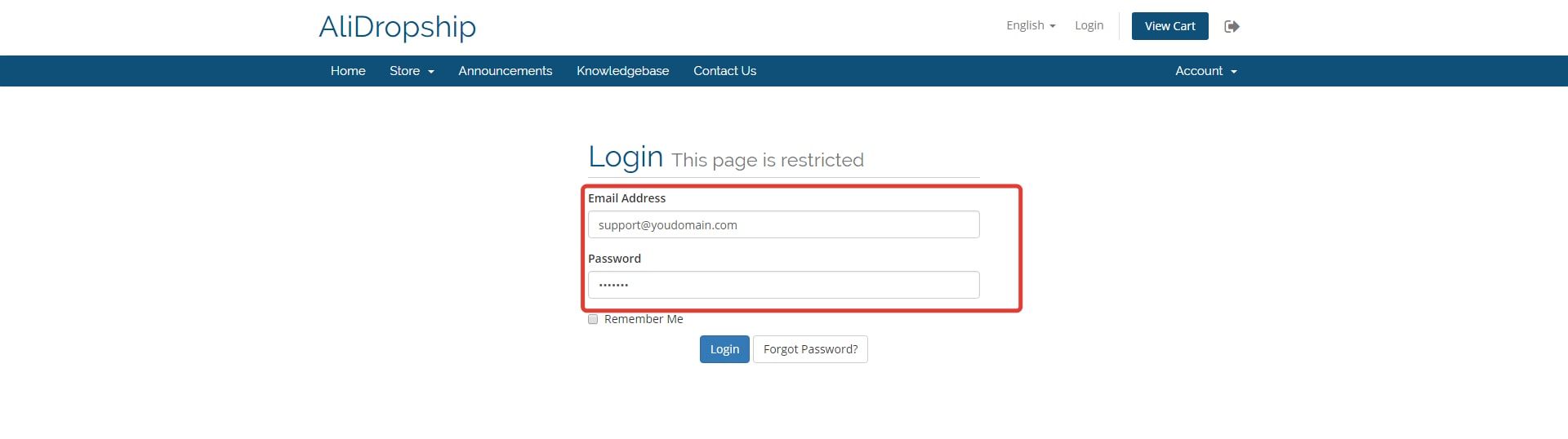 How To Order A Custom Drop Shipping Store- upgrade plan
