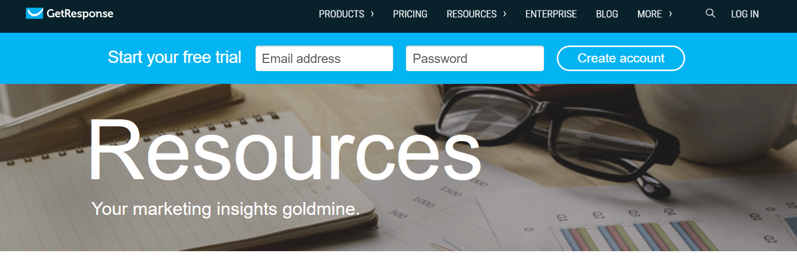 Saleshandy Vs Mailchimp VS Getresponse- GetResponse