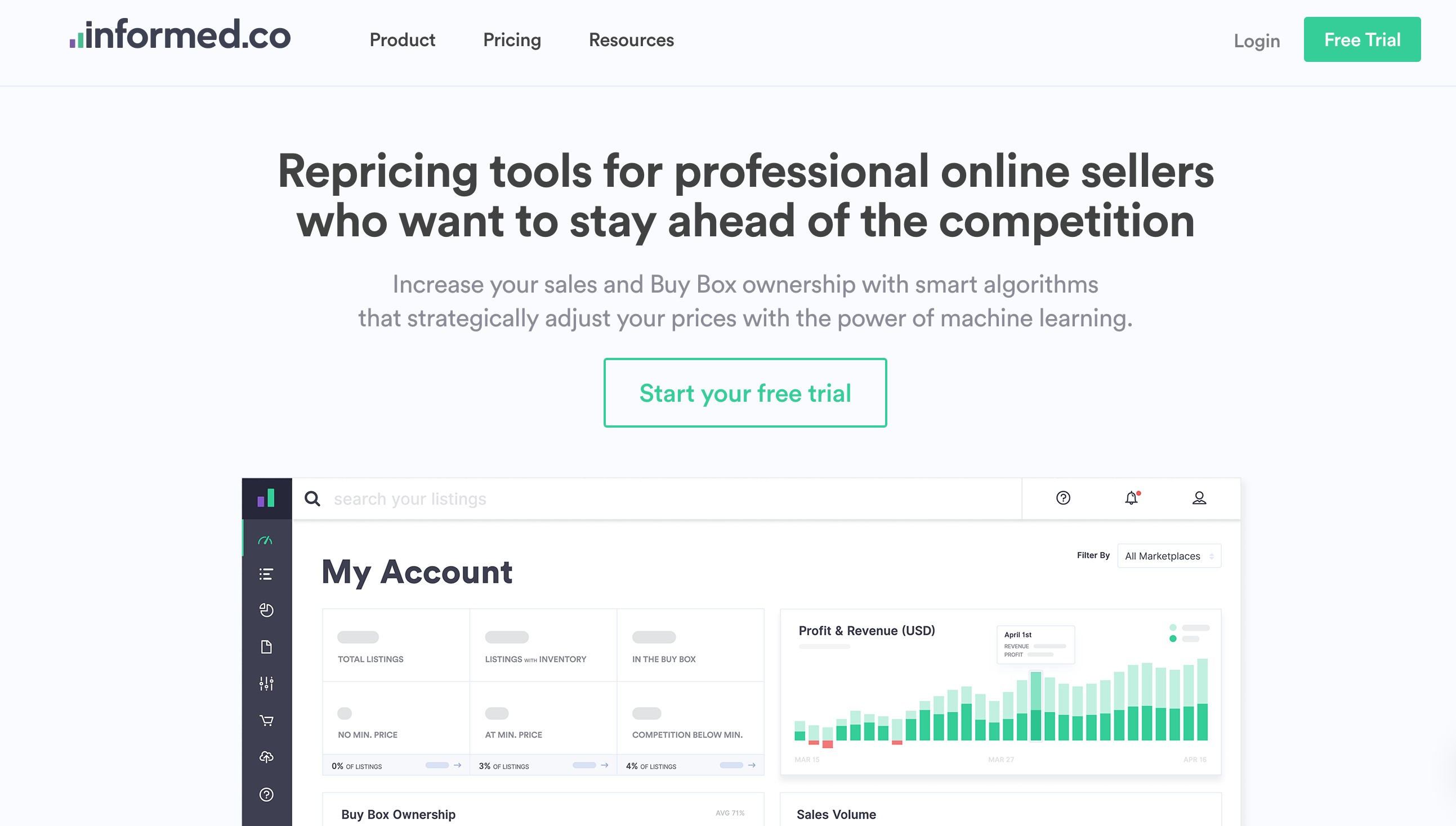 Informed.co - Strumento di riprezzamento