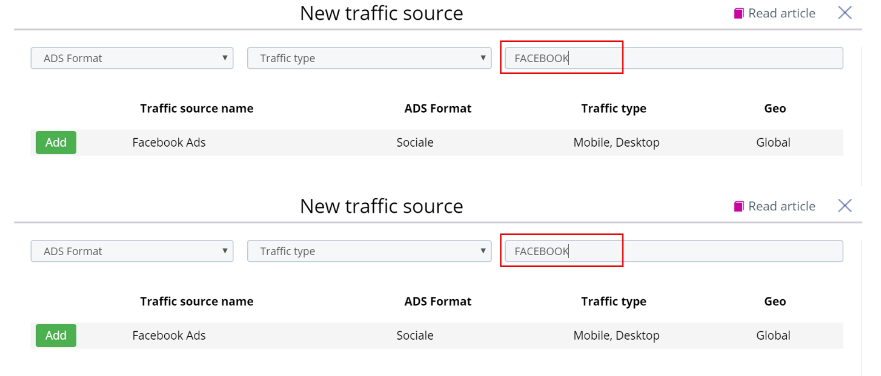 Cloak Facebook Ads With Peerclick- New Sources Facebook