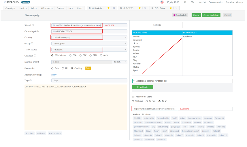 Cloak Facebook Ads With Peerclick- Add Facebook