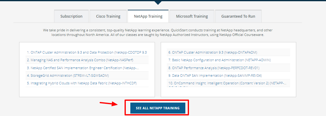 Quickstart Review -Netapp