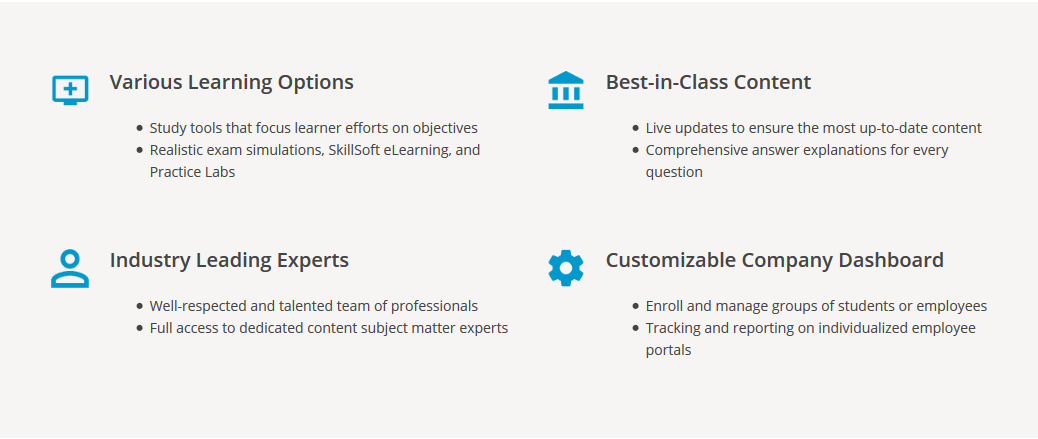 Kaplan IT Training Review- Features