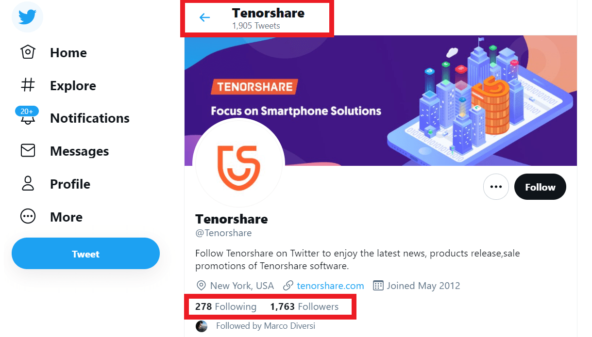 ทวิตเตอร์ tenorshare tenorshare twitter