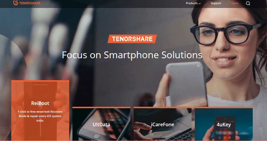 Tenoreshare- หน้าแรก Tenoreshare- Home