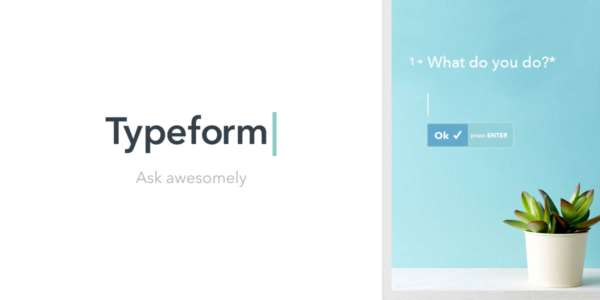 Typeform - Strumento di indagine online Typeform - Online Survery Tool