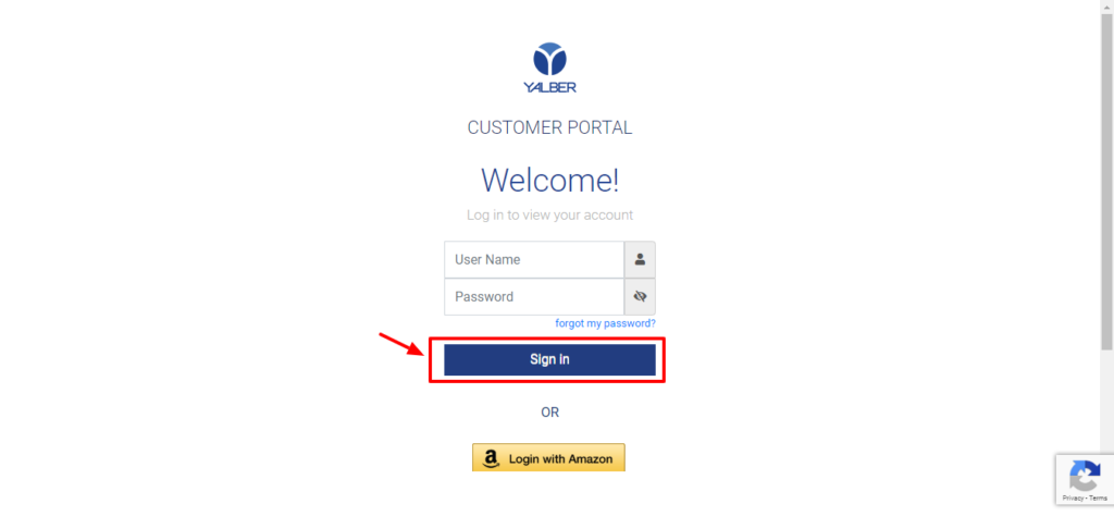Yalber review - login