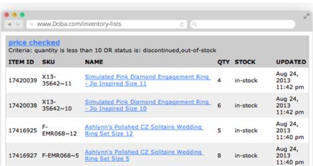 Doba Review-我的库存 Doba Review- My Inventory