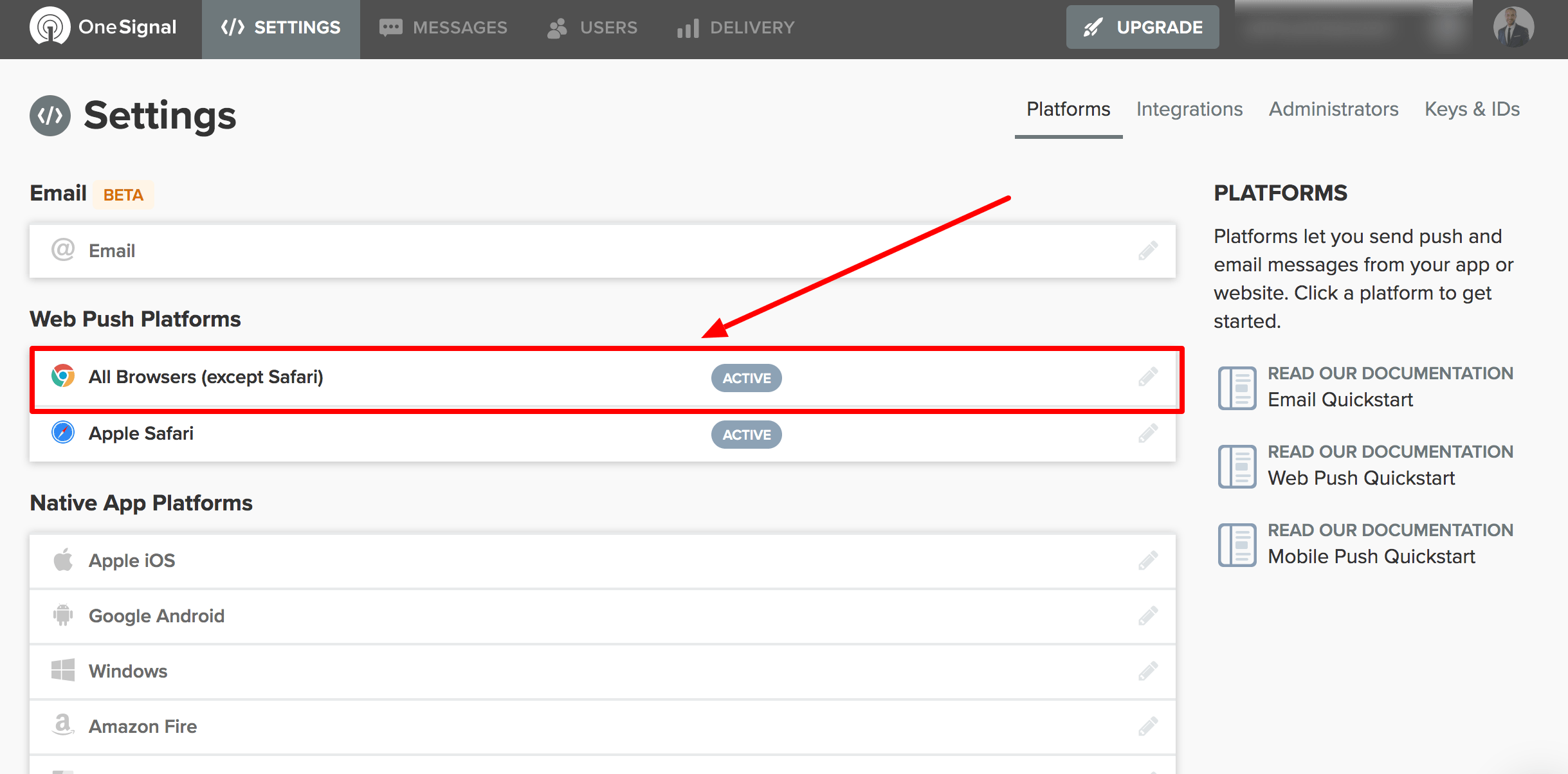 OneSignal - 推送广告指南 OneSignal - Push Ads Guide