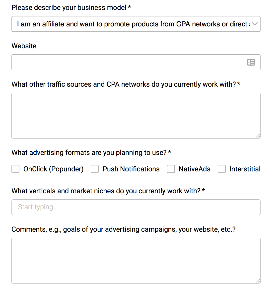 Propeller 注册 - 推送广告指南 Propeller Registration - Push Ads Guide