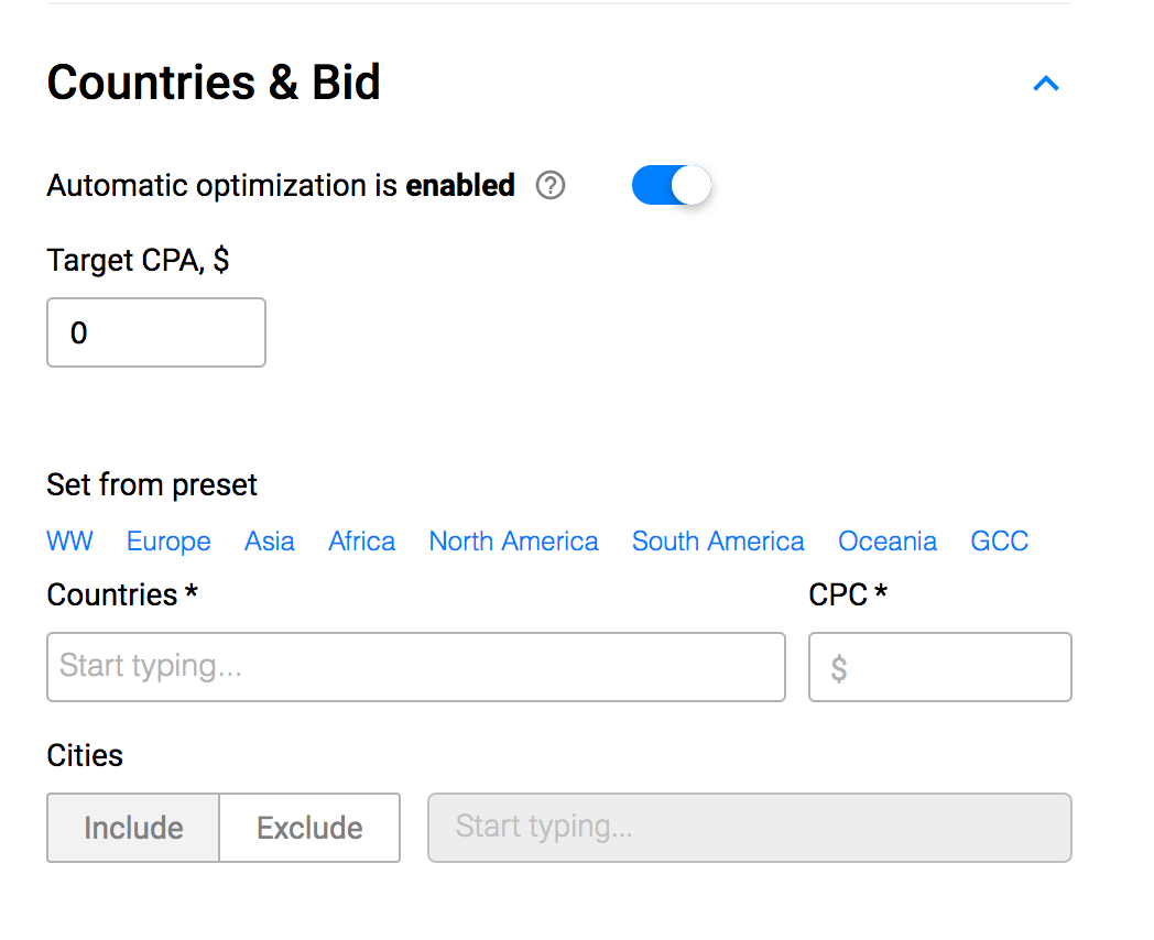 国家和投标 - 推送通知指南 Countries & Bids - Push Notification Guide