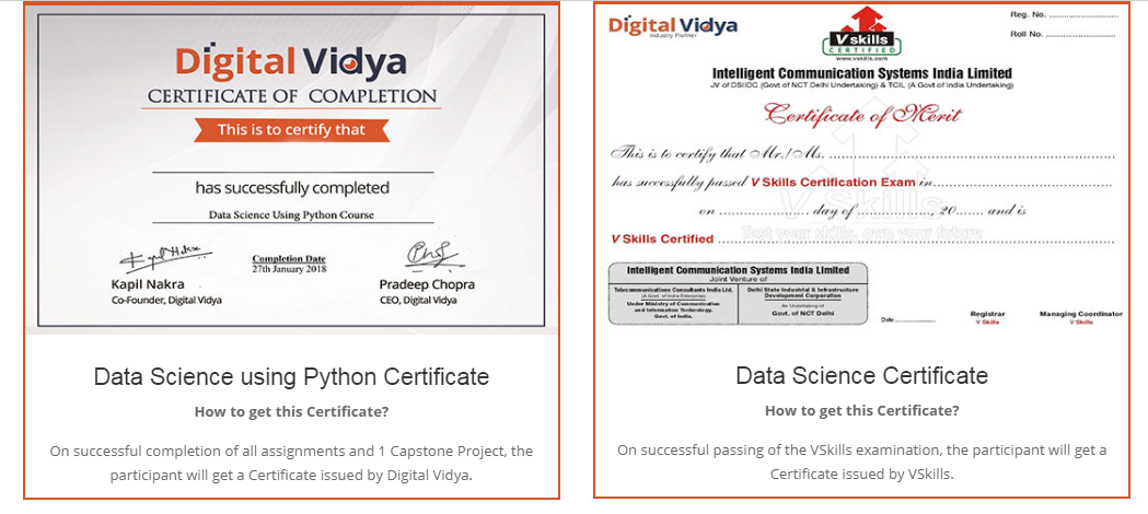 Digital Vidya Python Data Science Course Review- Certification