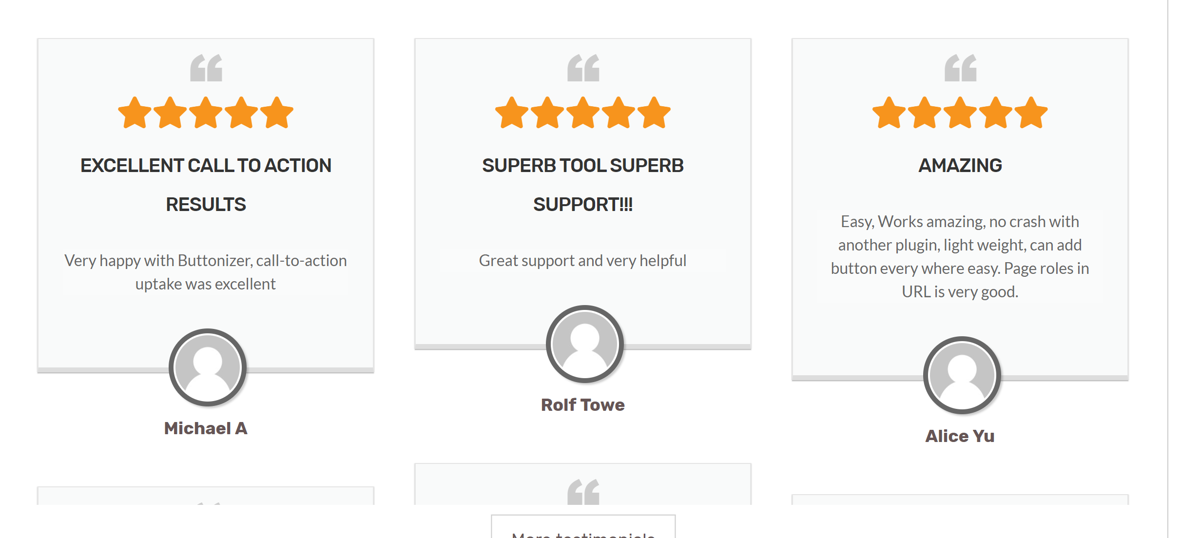 Buttonizer 客户评价