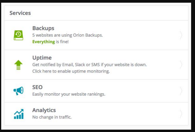 managewp backup Uptime