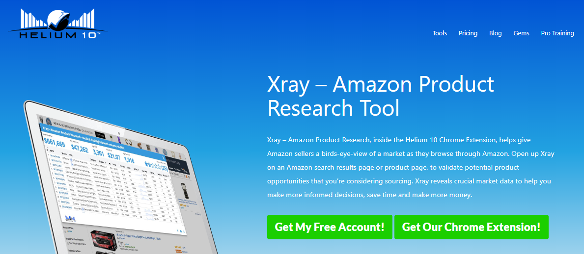 Helium 10 Review- Xray