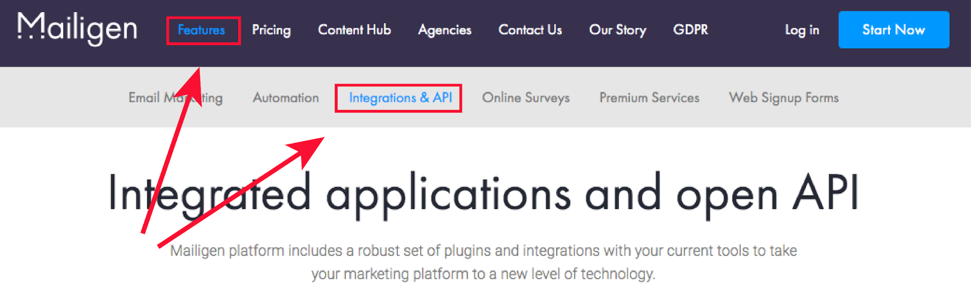 Mailigen 评论 - 功能 Mailigen review - features