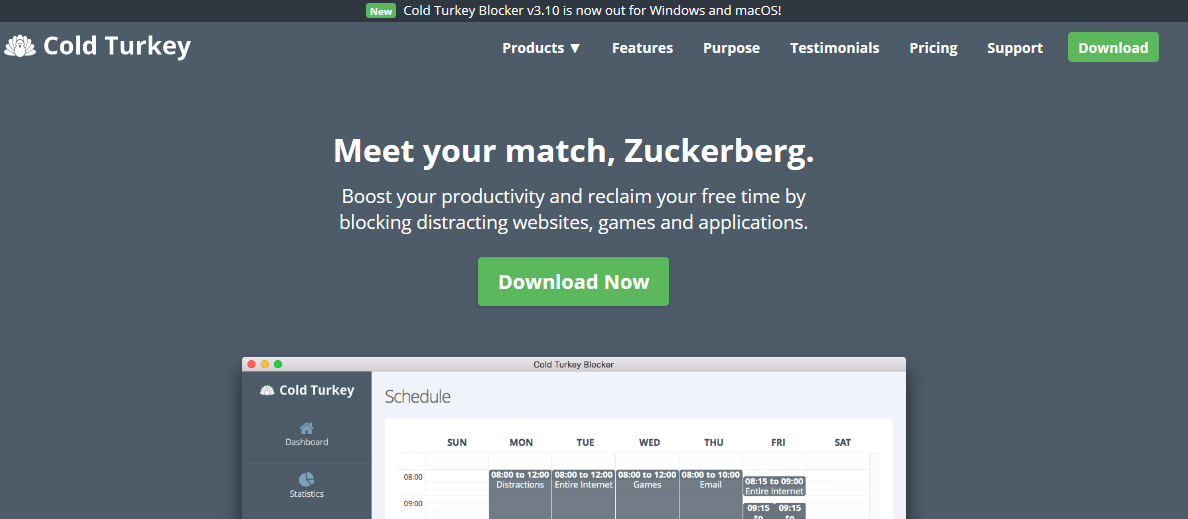ColdTurkey- Apps To Help You Focus