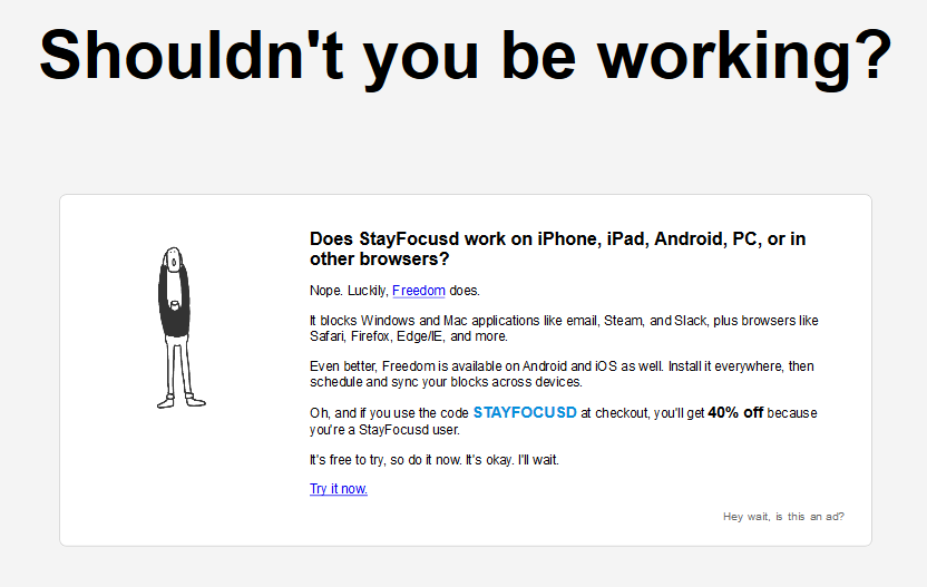 StayFocusd- Apps To Help You In Focus