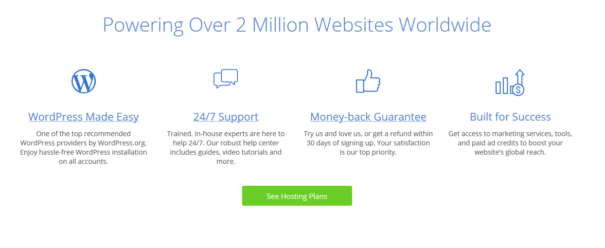 BlueHost 与 Liquid Web 比较 - BlueHost 统计 BlueHost vs Liquid Web Comparison- BlueHost Stats