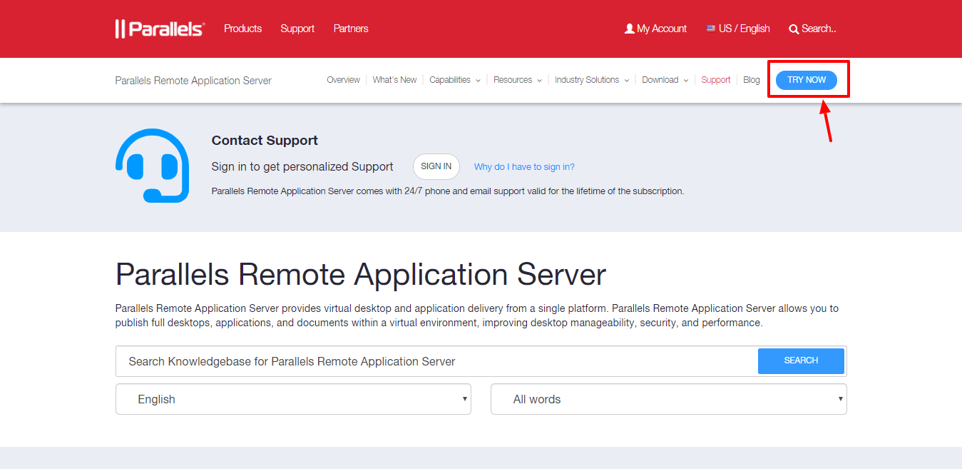 Parallels RAS Review - Customer Support