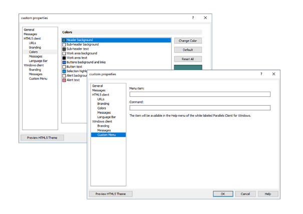 Parallels RAS Review - Custom Menu