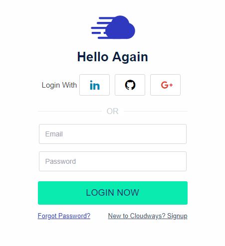 Cloudways Review- Signup With Cloudways