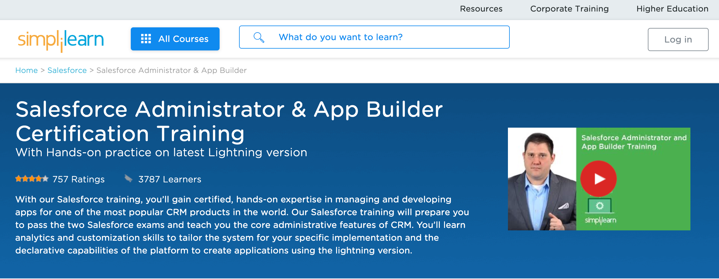 Salesforce 培训 Simplilearn Salesforce Training Simplilearn