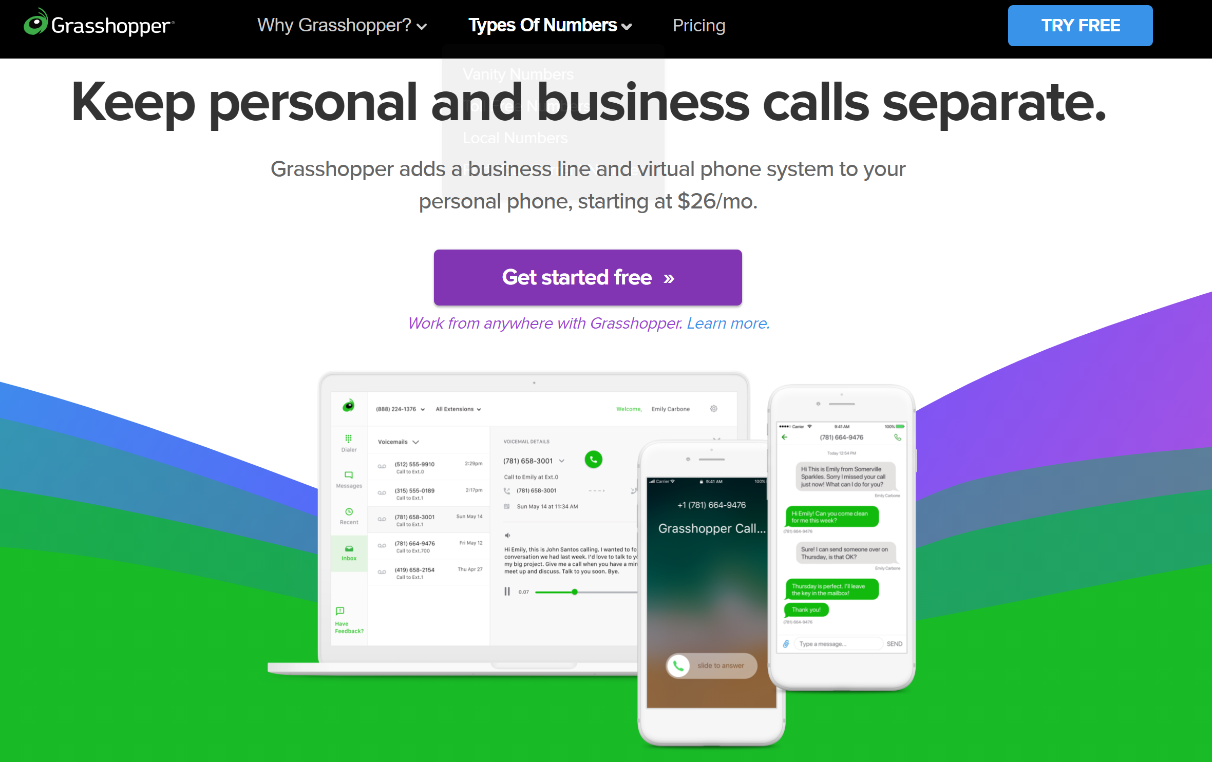 Grasshopper phone service reviews