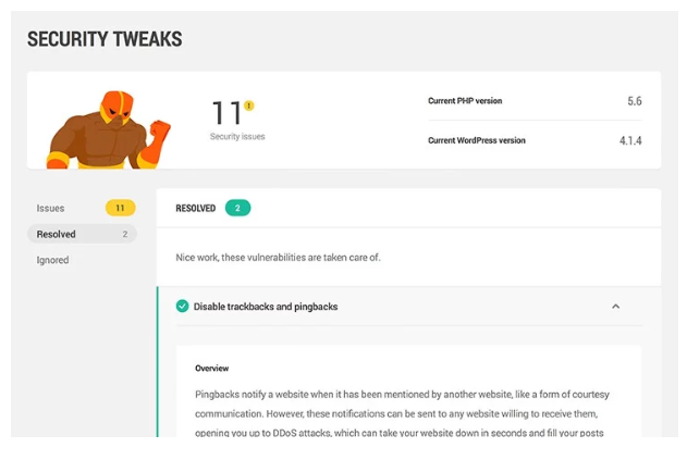 WPMU DEV Membership Review - Defender security Twerks