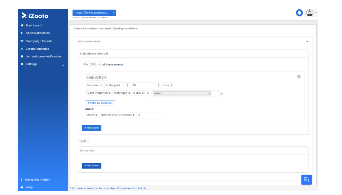  iZooto Review - iZooto Dashboard