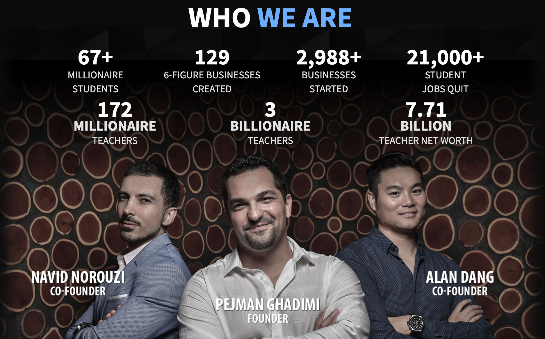 Secret Entourage Academy Stats