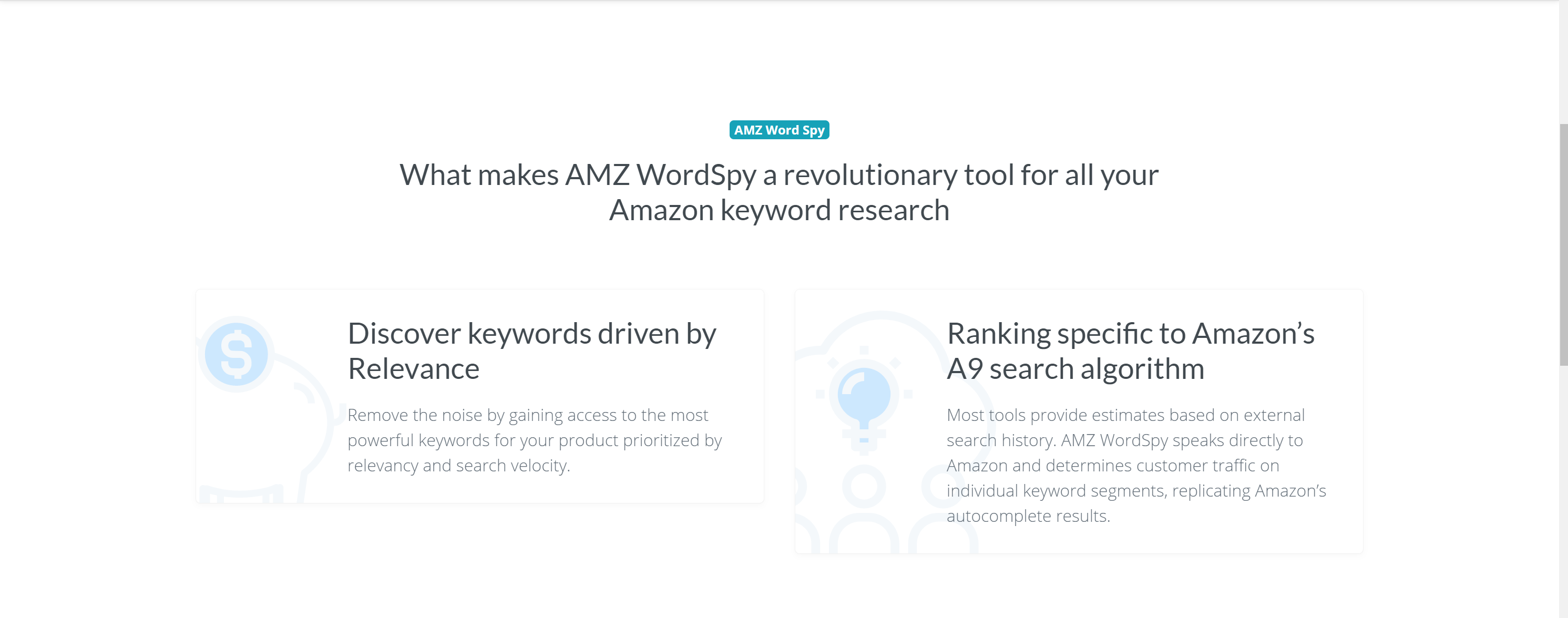 Инструменты подсказки ключевых слов AMZ