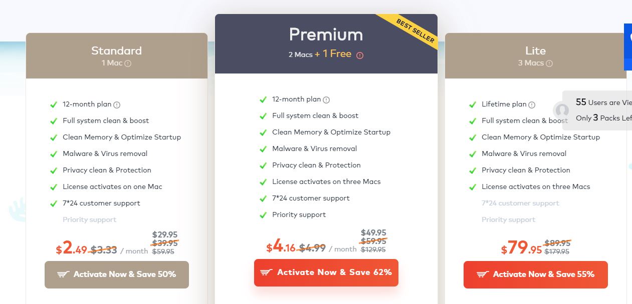 iObits MacBooster-Pläne iObit’s MacBooster- Plans