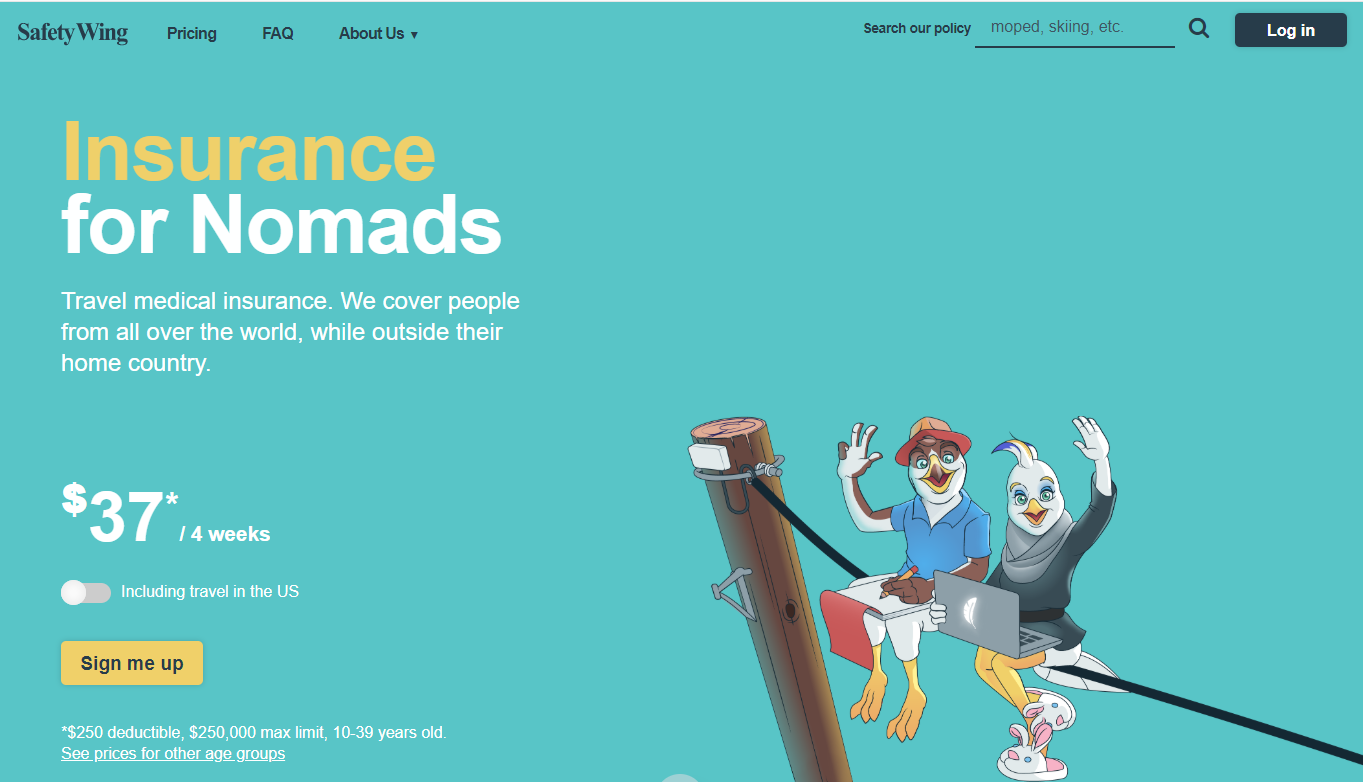  Digital Nomad Review- Safetywing