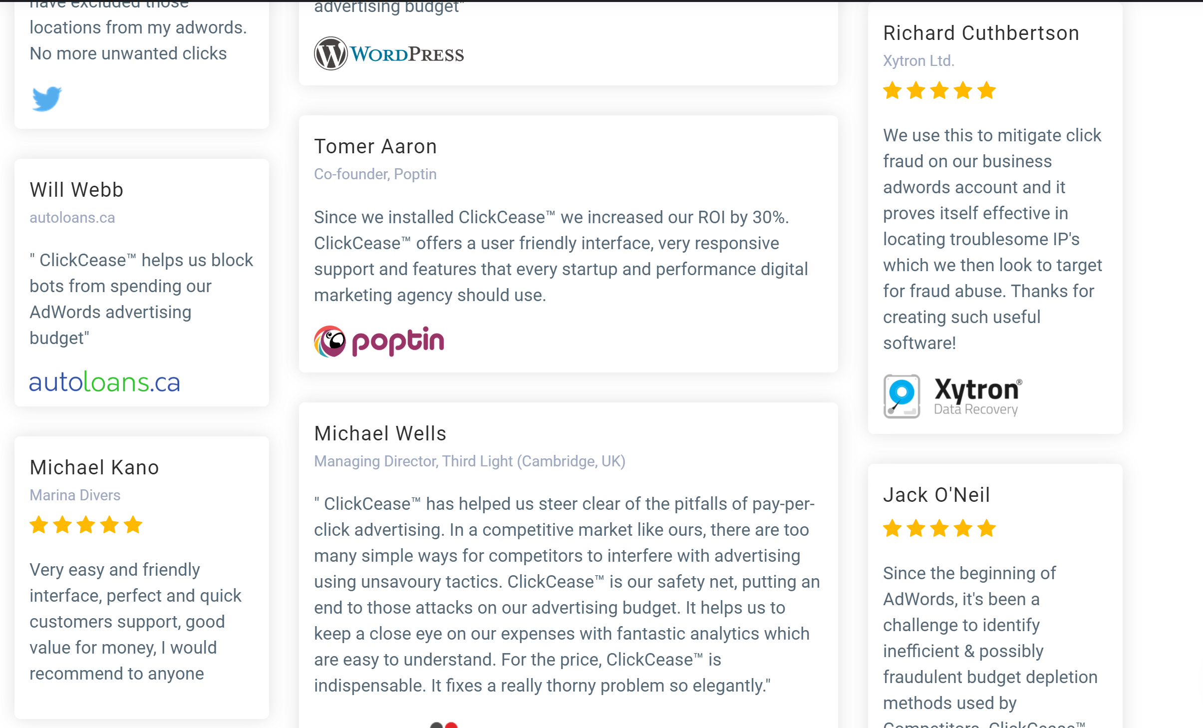 Clickcease adwords stop bot click