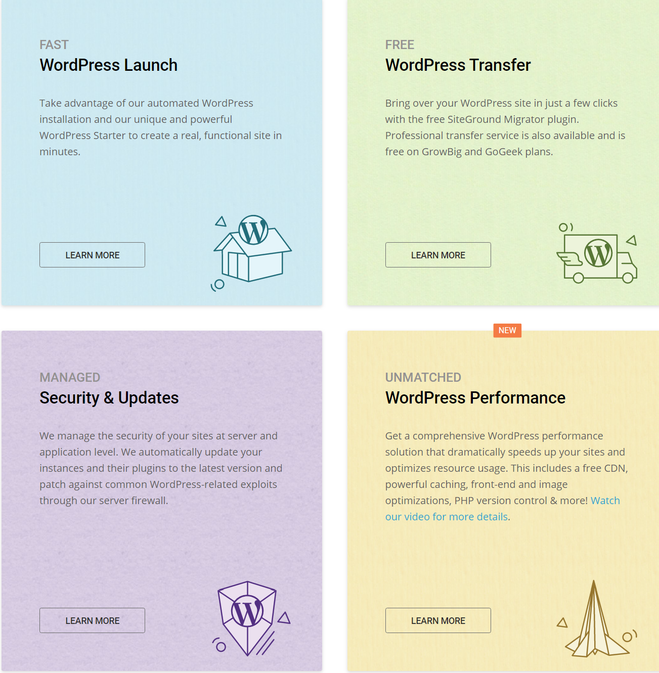 Pressable vs. BlueHost vs. SiteGround Vergleichsüberprüfung - SiteGround-Funktionen Pressable vs BlueHost vs SiteGround Comparison Review - SiteGround Features