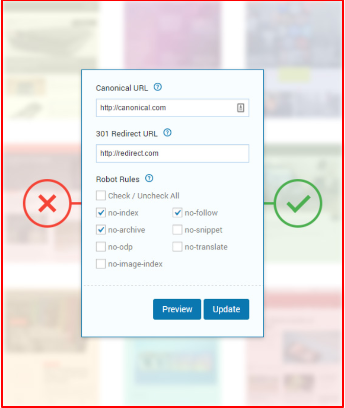 SEOPressor Review- Dynamic Crawler Control Example