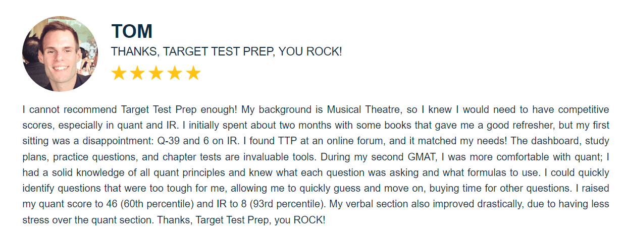 Évaluation de l'étudiant de préparation au test cible