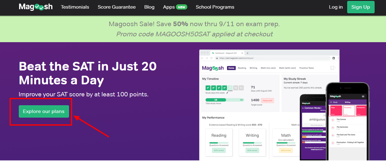 Magoosh SAT Review - info