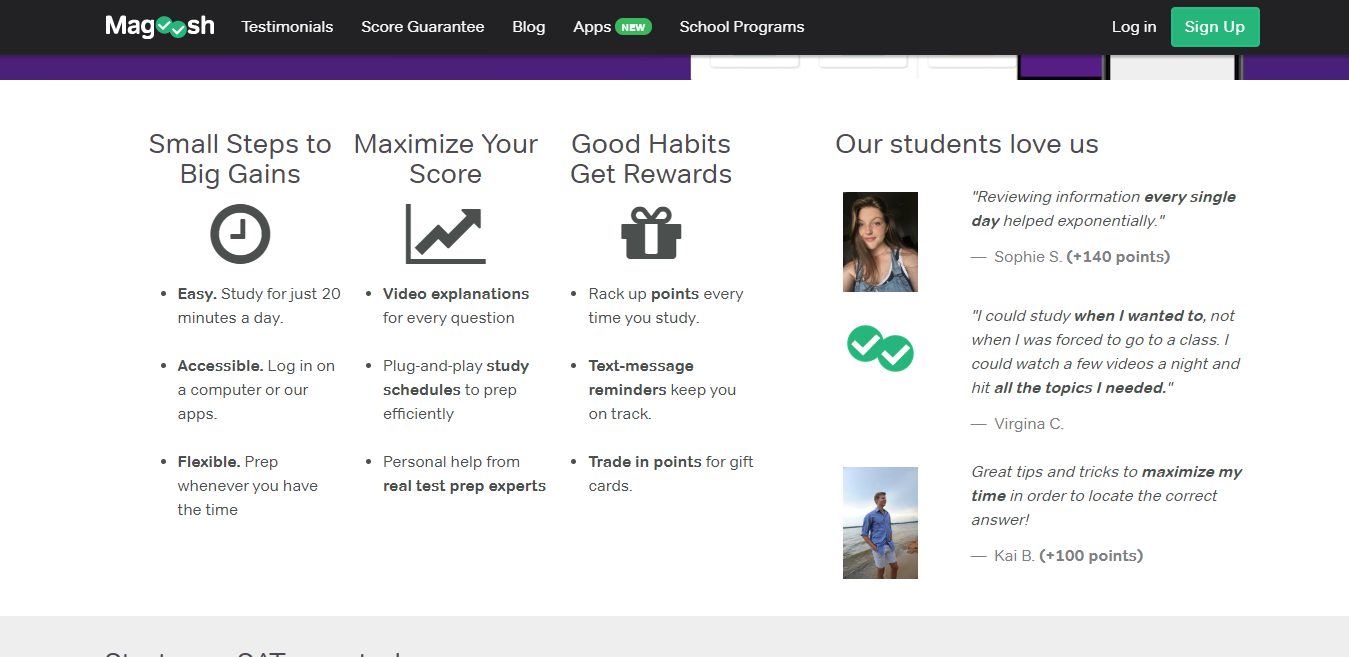 Magoosh SAT Review - step to step