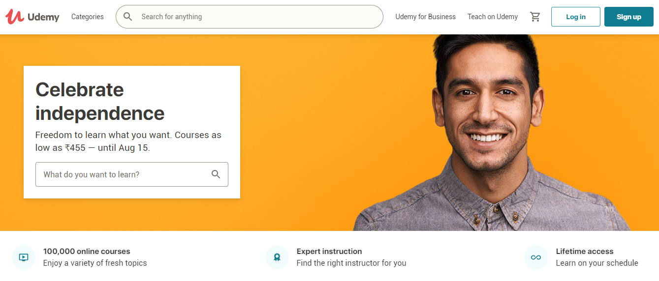 Prezentare generală Udemy- Alternative de masterclass