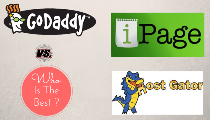 ipage vs godaddy vs hostgator