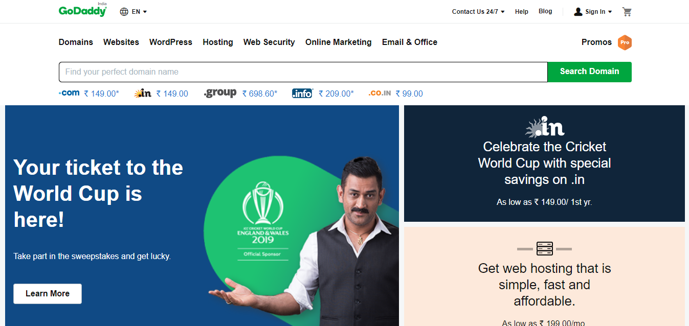 GoDaddy review -Domain Names The World s Largest Domain Name Registrar