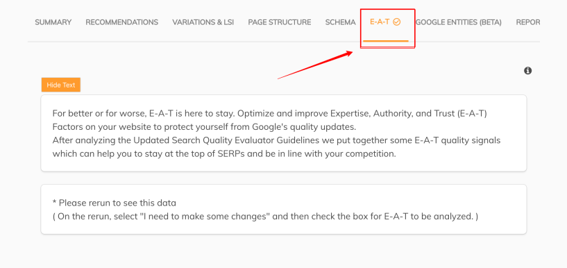 PageOptimizer Pro-EAT 分析 PageOptimizer Pro- EAT Analysis