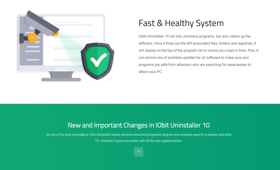 IObit Uninstaller Pro 健全なシステム IObit Uninstaller Pro Healthy System