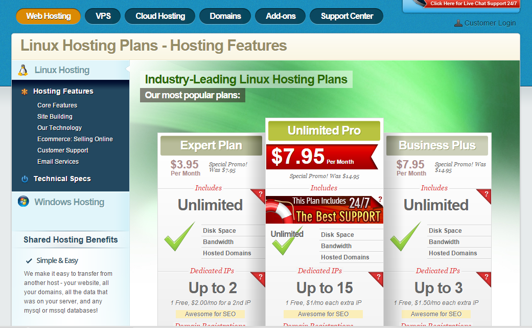 Hospedagem de sites Web Hosting