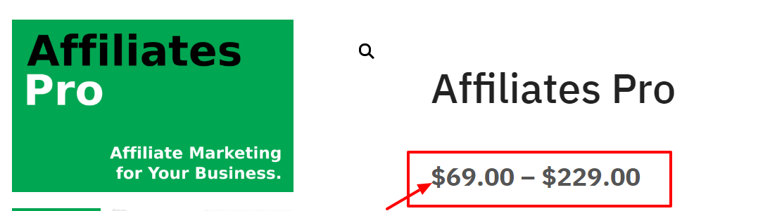 AffiliateWP vs Affiliate Pro Comparison- Pricing Plan