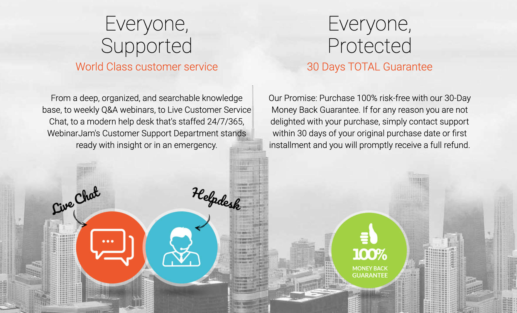 Suporte ao Cliente WebinarJam