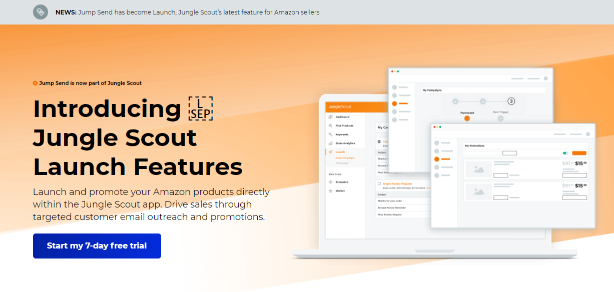 Jump Send Review- junglescout