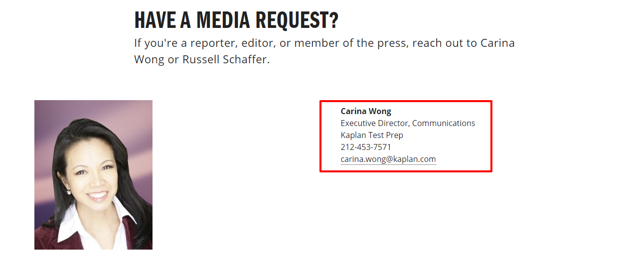 revisão kaptest - Solicitação de mídia kaptest review - Media Request